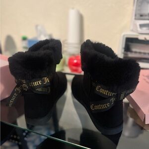 Juicy Couture Black Micro Boots